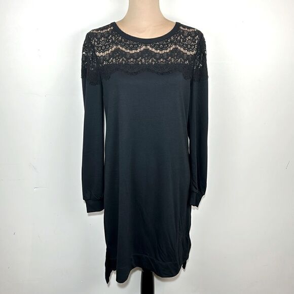 Westport long sleeve dress size medium. Lace detail - Picture 1 of 11